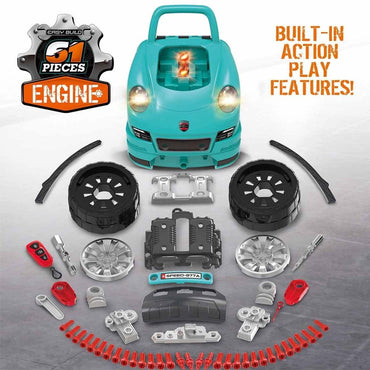 (Net) Mechanic Kids Truck Engine Toy Set - Where Little Mechanics Begin