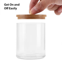 (Net) Round Cotton Swabs Holder 2 Pcs