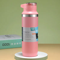 (Net) 500ML Stainless Steel Vacuum Cup - Stay Refreshed Anytime, Anywhere / 100445