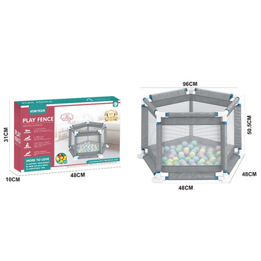(Net) Safety Baby Fence With 20 Pcs Ocean Ball