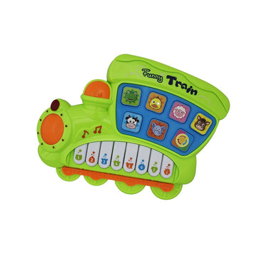 Funny Train Piano With Animal Voice & Music Play