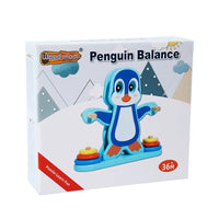 Wooden Penguin Balance Seesaw Game Educational Math Counting Number Board