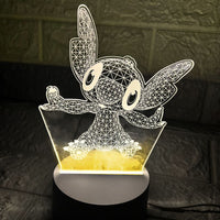 Stitch 3d Creative Visualization Lamp Stitch