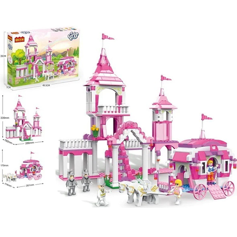 (Net) Cogo Girl Castle Building Set - A Magical Fairytale Adventure!