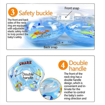 InprotedBaby Neck Float Ring Inflatable Baby Neck Swim Ring