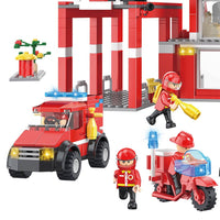 (Net) Fire Fighter and Rescue Truck Building Set - 3616 Pieces of Exciting Creative Play