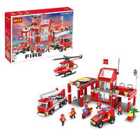 (Net) Fire Fighter and Rescue Truck Building Set - 3616 Pieces of Exciting Creative Play
