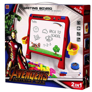(Net) Avengers Infinity War 2-in-1 Writing Board - Unleash Creativity with Black and White Boards