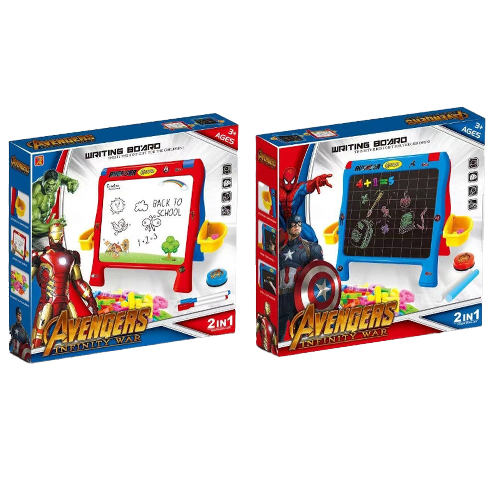 (Net) Avengers Infinity War 2-in-1 Writing Board - Unleash Creativity with Black and White Boards