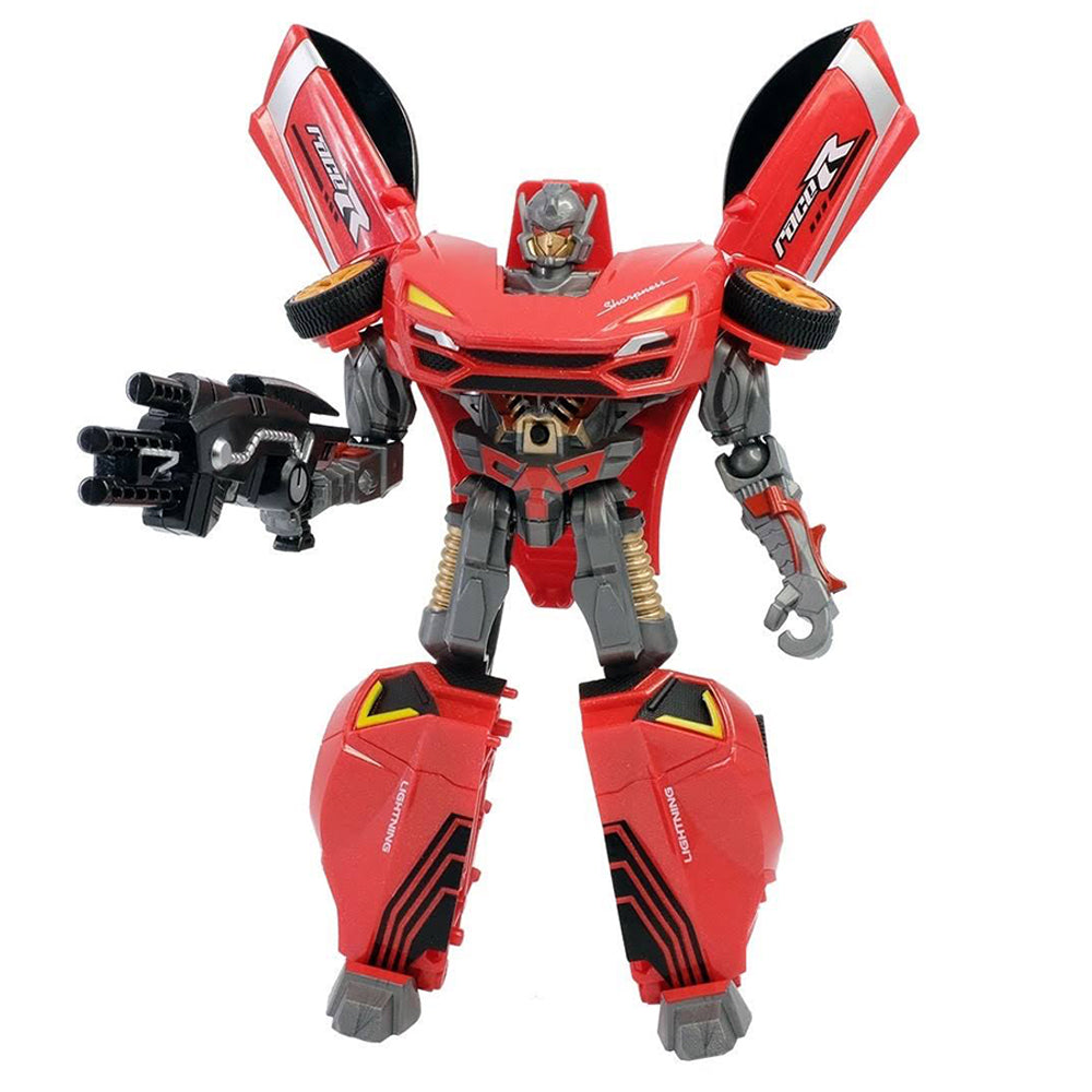 Robot Warrior Transformers Style With Car