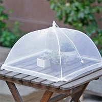 (net) Mesh Food Covers Tent Umbrella for Outdoors and Camping Food Net Cover Keep Out Flies Mosquitoes Ideal for Parties BBQ, Reusable and Collapsible 30 x 30 cm