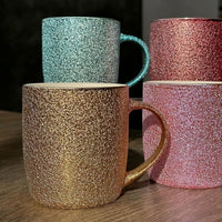 (Net) Shiny Ceramic Mug - 350ml of Elegance and Versatility