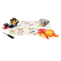 DIY Fire Truck 3D Metal Puzzle - Interactive Assembly Toy for Kids