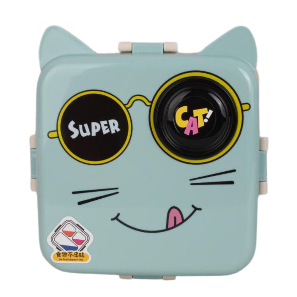 Compartment Cat Lunch Box