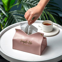 Leather Tissue Box Holder