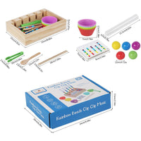 Color Sorting Matching Rainbow Beads Game