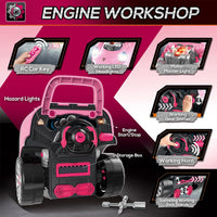 (Net) Pink Toy Engine Truck for Kids - Where Play Meets Learning