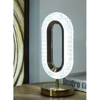 (net) USB Oval Crystal Stand Night Lamp