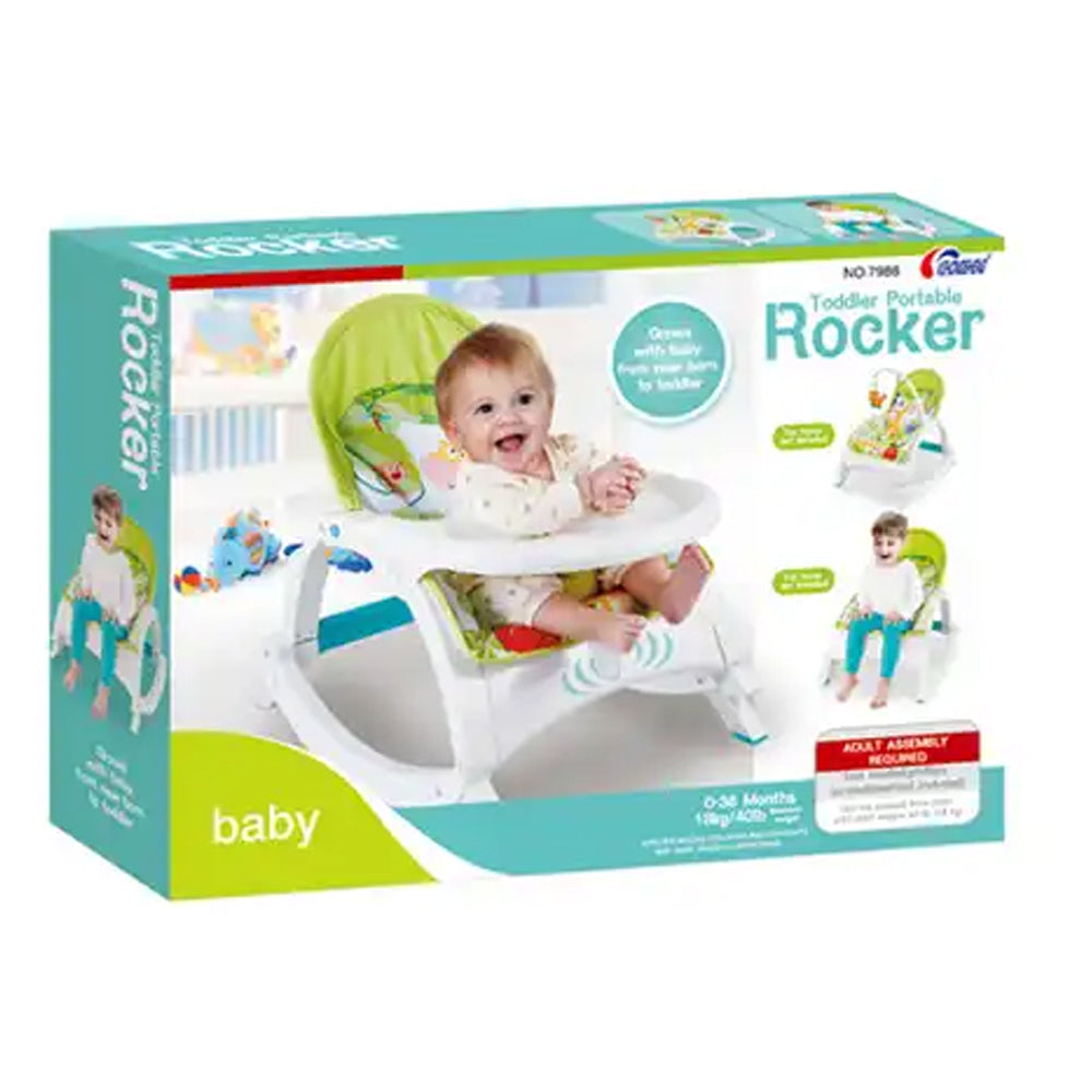 Net) Portable Multi-Function Baby Rocker Chair with Music and Vibrati Net) Portable Multi-Function Baby Rocker Chair with Music and Vibrati