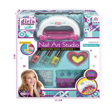 Electric Nail Art Studio Kit - Beauty Play for Little Fashionistas