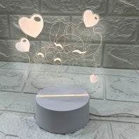 Stitch 3d Creative Visualization Lamp Stitch