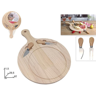 Wooden Round Cheese Board