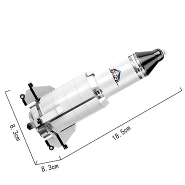 176-Piece Rocket and Satellite Building Blocks Set