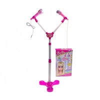 (Net) Barbie Double Height Adjustable Microphone Karaoke Playset
