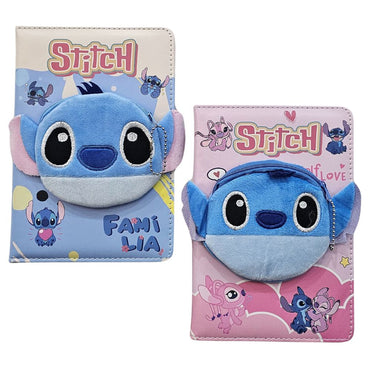 Stitch Notebook With Wallet / 8228-4 / 542523