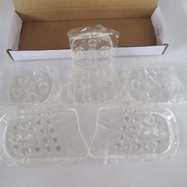 1 Pair Detachable Gel Heel Support Pads Shoe Pad Silicone