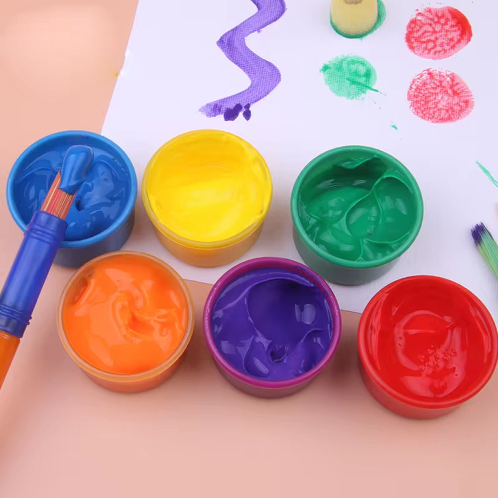 Art Rangers Washable Finger Paint Kids Paint Set Colorful 6 Colors / 8868