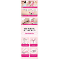 (NET) Strawberry Facial Wax Strips For Hair Removal 20 pcs /012018