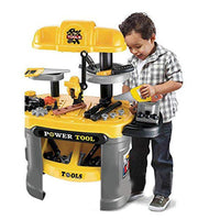 Kids' Super Workshop Play Set - Multifunctional Tool Toy Bench