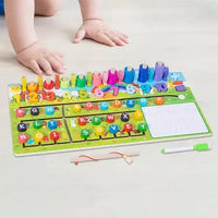 Farm Logarithmic Board With Maze Wooden