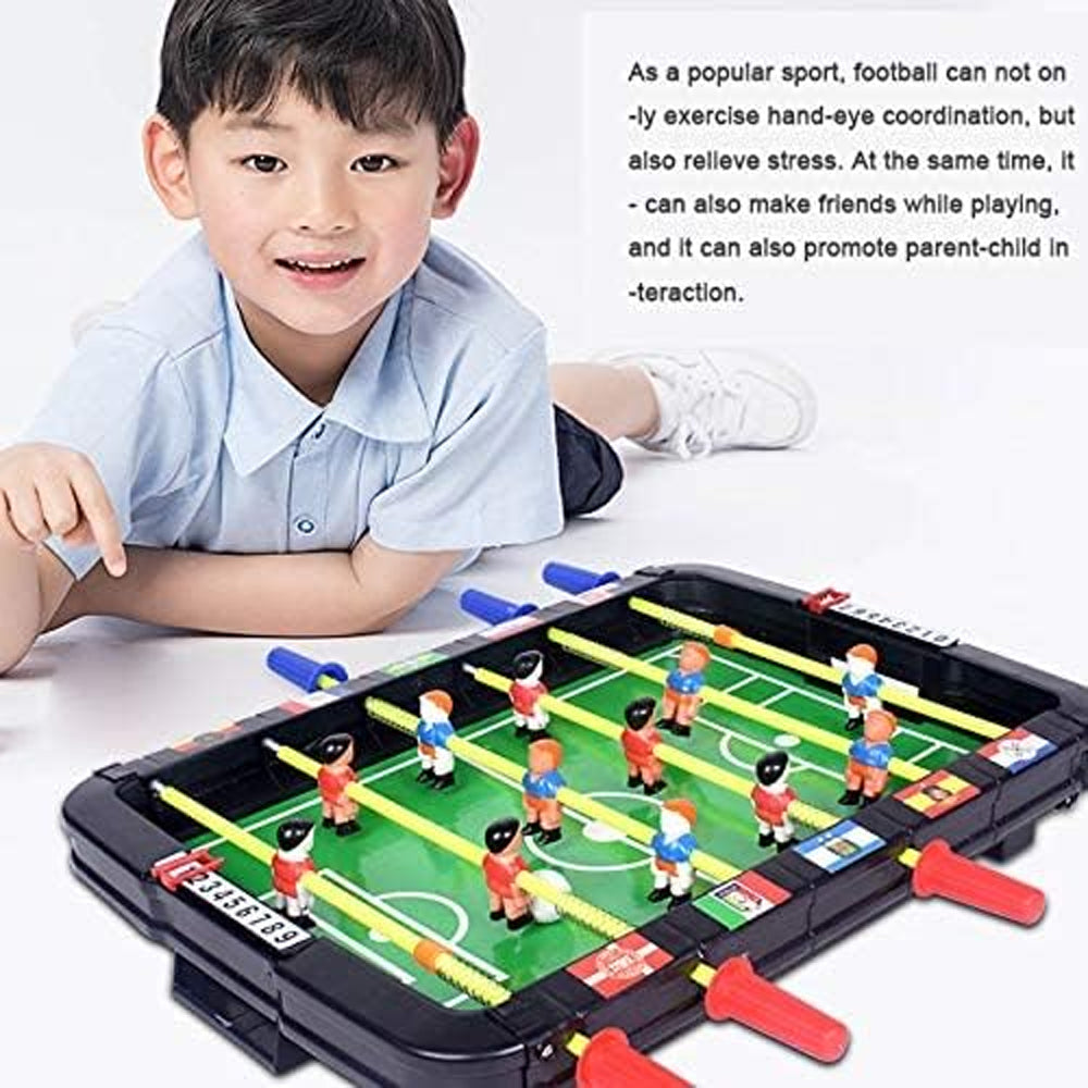 (NET) Tabletop Kids Soccer Toy - Football Table Game