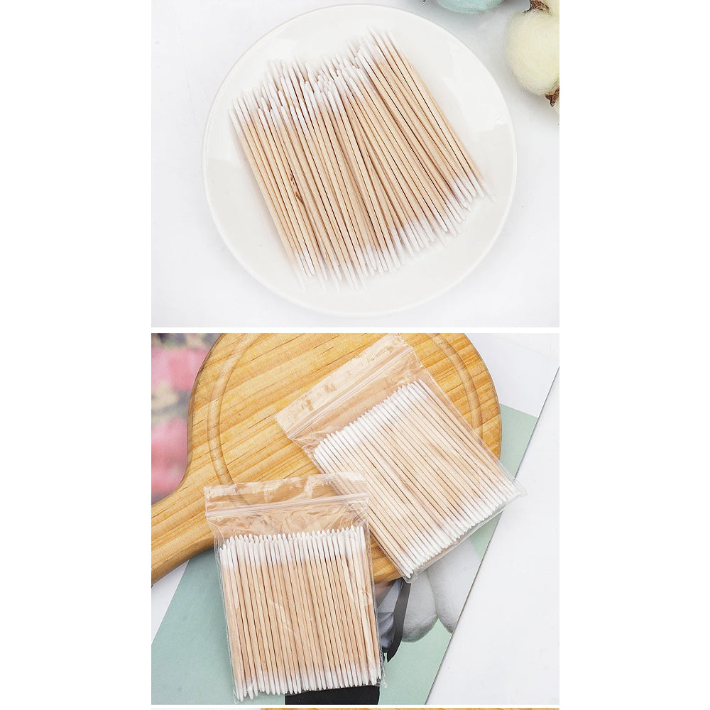 (NET)Disposable Ultra-small Cotton Swab 100 pcs