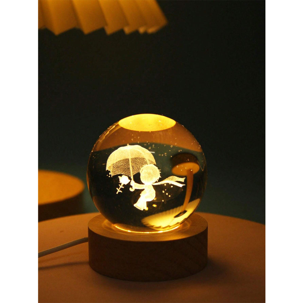 The Little Prince Crystal Ball With Light 6cm