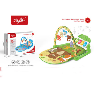 (Net) Bear Baby Play Piano Gym And Toy Mattress
