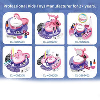 Tattoo Set With Pen Stickers Pretend Play Makeup Fashion Beauty Kit Washable Glitter