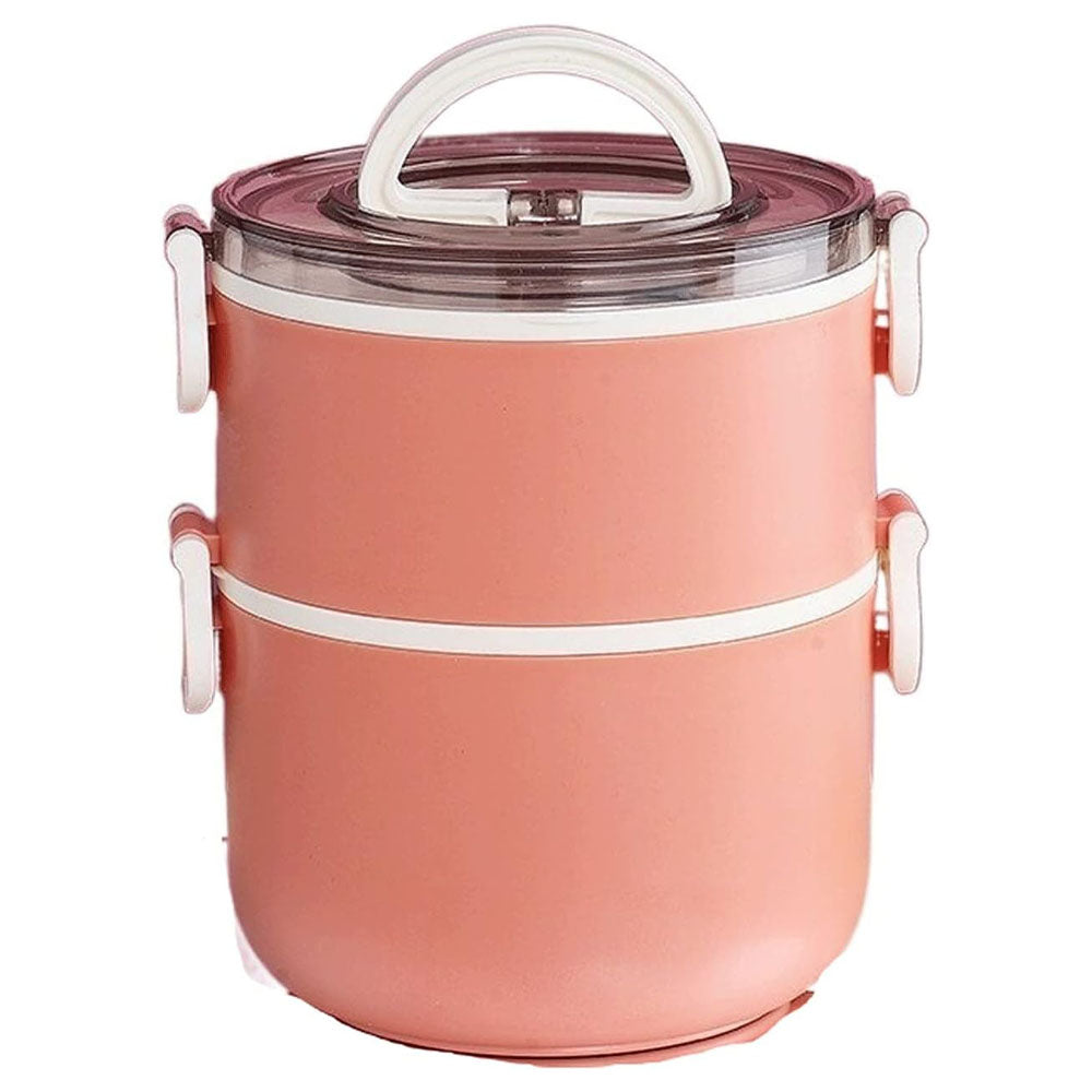 (NET) Stainless Steel Thermal Lunch Box with Color Options