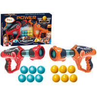 12-Ball Soft Ball Gun Toy - Long Range Outdoor Shooting Game for Boys