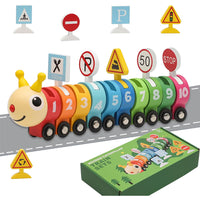Wooden Caterpillar Train Sets