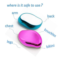 **(NET)**Crystal Epilator Armpit and Leg Hair Remover for Men and Women Painless Exfoliation Magic Hair Removal Tool