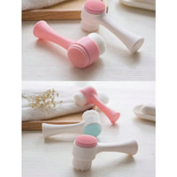 (NET) Double side Manual Facial Cleansing Brush