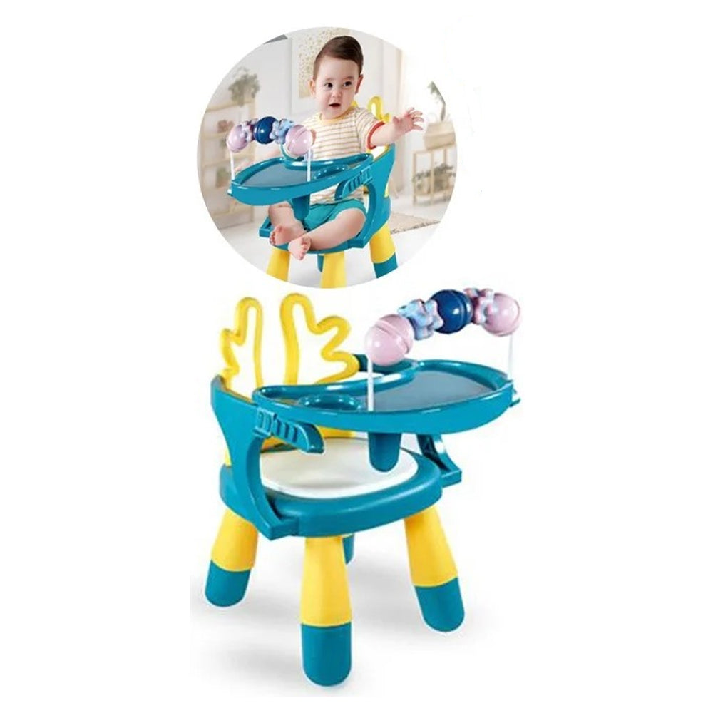 (Net) 4-in-1 Multi-Function Baby Chair and Table Set