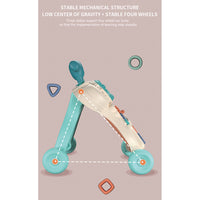 (Net) Multifunction Baby Walker Toddler Trolley Adjustable Sit-to-Stand Musical Educational Walker Baby Balance Walker Kids Toy