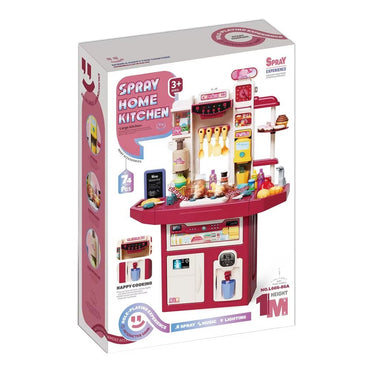 (Net)Play Food Kitchen Toy With Cooking Stove Steam