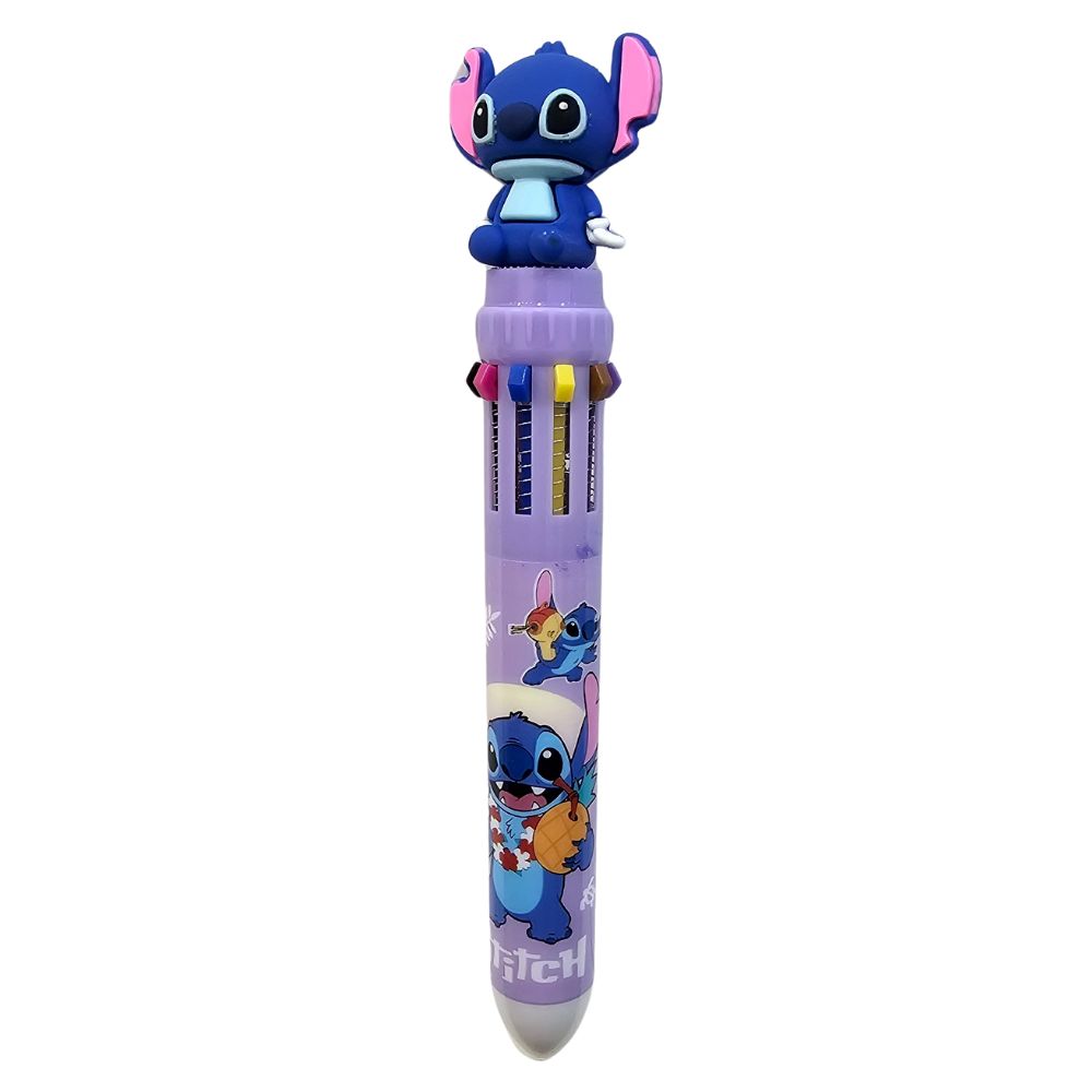 Stitch 10 in 1 Color Retractable Ballpoint Pen Creative