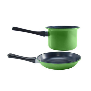 (net) Fry pan 20 cm with Milk Pan 14 cm 2 pcs
