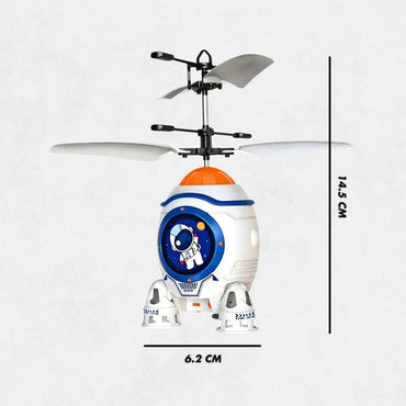 Flying Rocket Children's Sensory Toy With Lights